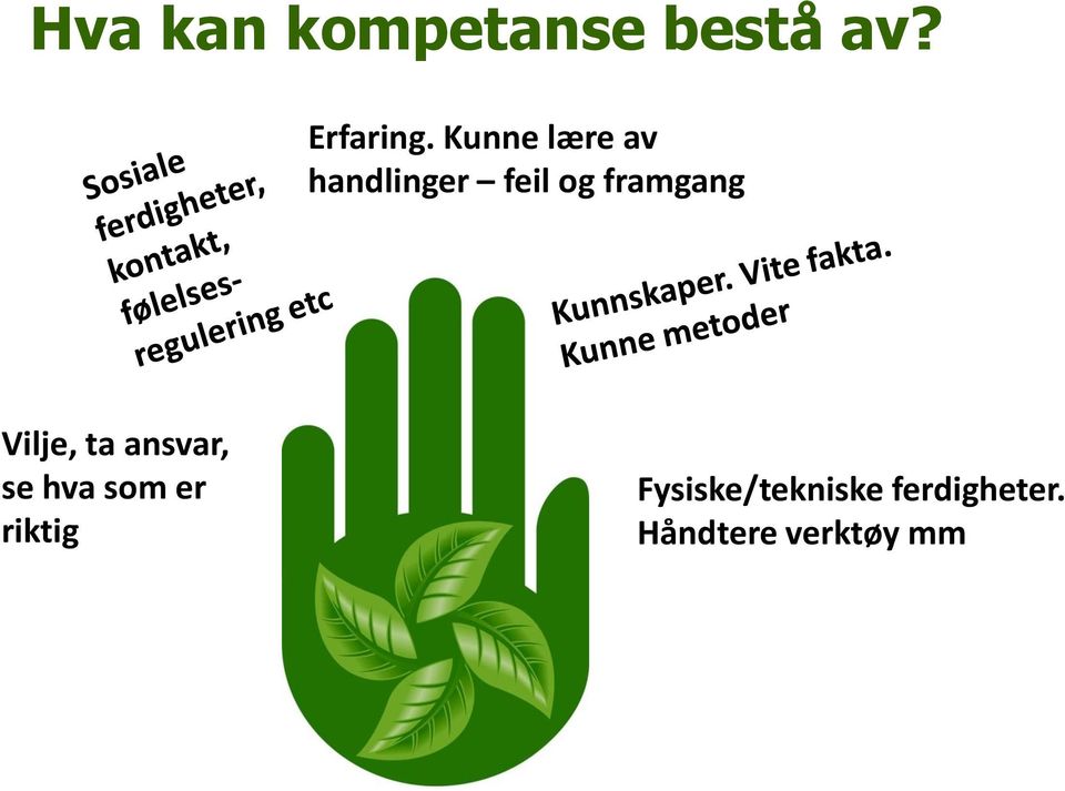 Vilje, ta ansvar, se hva som er riktig