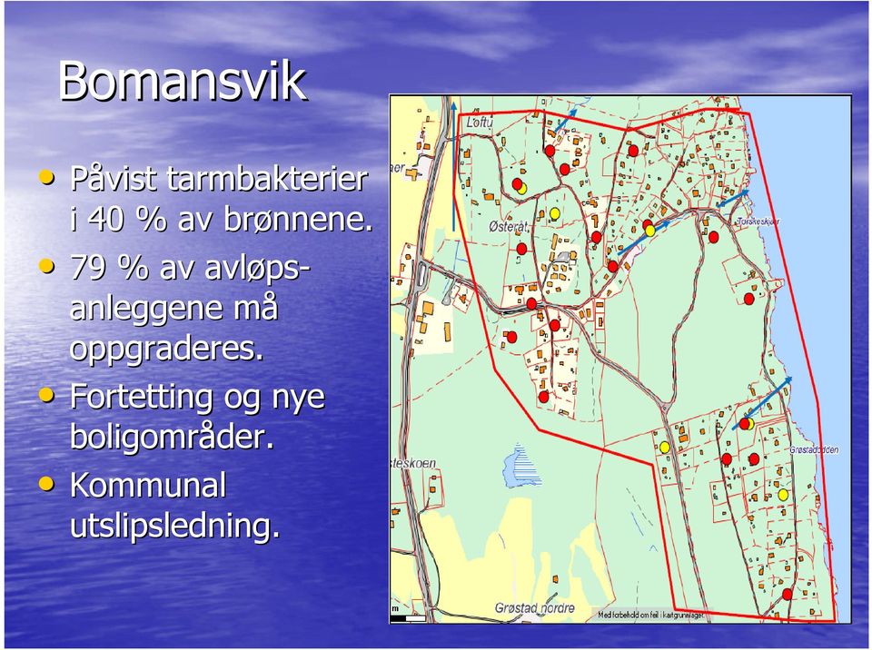 79 % av avløps ps- anleggene må