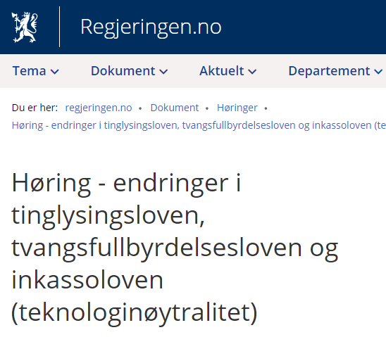 Virke Inkasso næringspolitikk og rammevilkår Bransjenorm for behandling av personopplysninger; EUs nye forordning for personvern Viktig milepæl for inkassobransjen. Politisk enighet i EU 15. des.