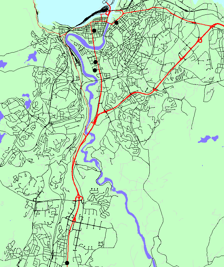 Vedlegg 3: Målenett for lokal luftkvalitet i Trondheim Torvet Bakke kirke PM 10 / PM 2,5 / NO / NO 2