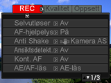 Avanserte innstillinger Menyoperasjonene som følger er alt du trenger å konfigurere kameraets forskjellige innstillinger. Bruk av LCD-skjermens menyer.