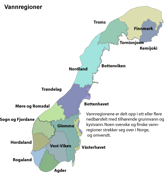 VANNDIREKTIVET I NORGE o o 2007 - Norge sluttet seg gjennom