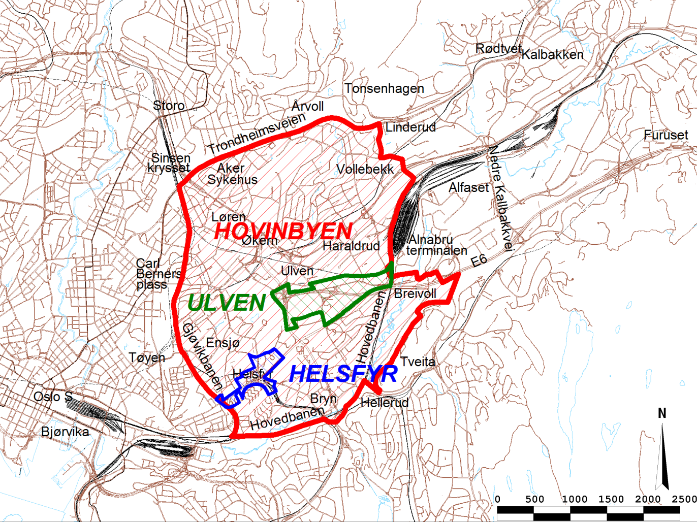 Strategisk plan inneholder forslag til planprogram (jfr pbl. kap.4) for områderegulering av Helsfyr og deler av Ulvenområdet. Det varsles samtidig oppstart av planarbeid for disse områdene, jfr. pbl. 12-8.