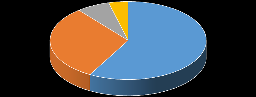 Driftsutgifter 2014 6,9 % 4,0 % 31,0 % 58,1 % Lønn, inkl. sos. utgifter Overføringsutgifter Kjøp av varer og tjenester Avskrivninger 3.1.1.3 Finansposter Tabellen nedenfor viser utviklingen i kapitalutgifter de siste årene.