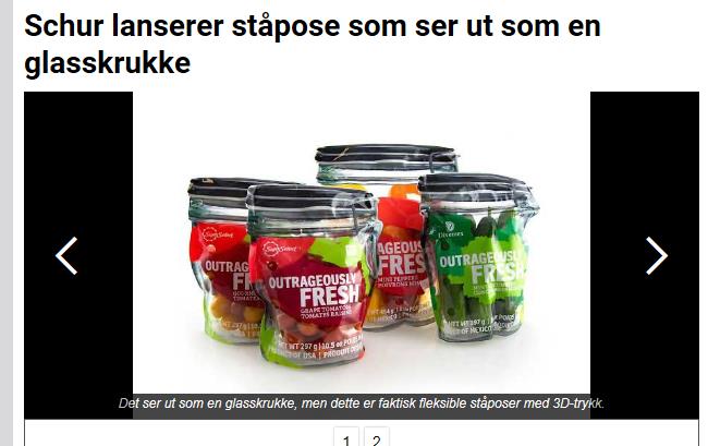 - Ny fleksibel stå-pose - formet som en