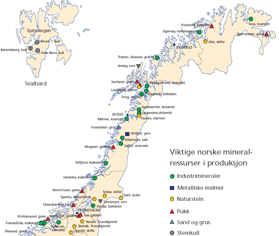 geologien På fastlands-