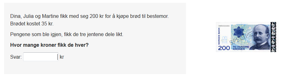 Hvor mye endrer verdien til tallet seg?