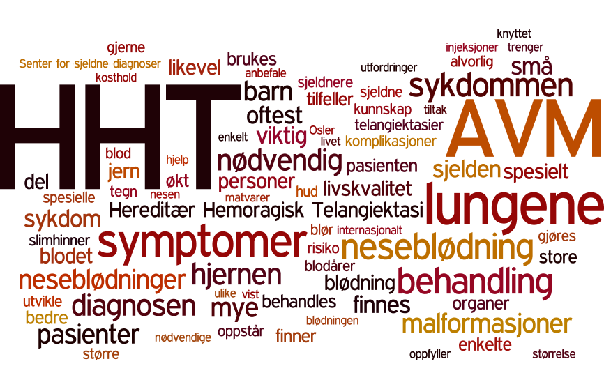 HHT Hereditær Hemoragisk Telangiektasi Oslers sykdom