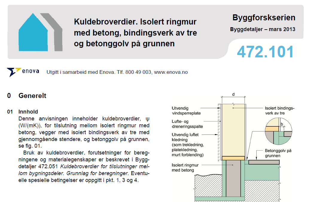 Å finne kuldebroene.