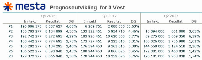 Eksempel rapport