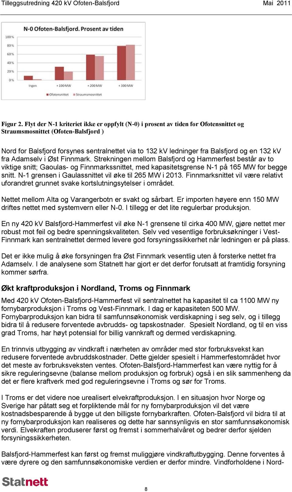 Balsfjord og en 132 kv fra Adamselv i Øst Finnmark.