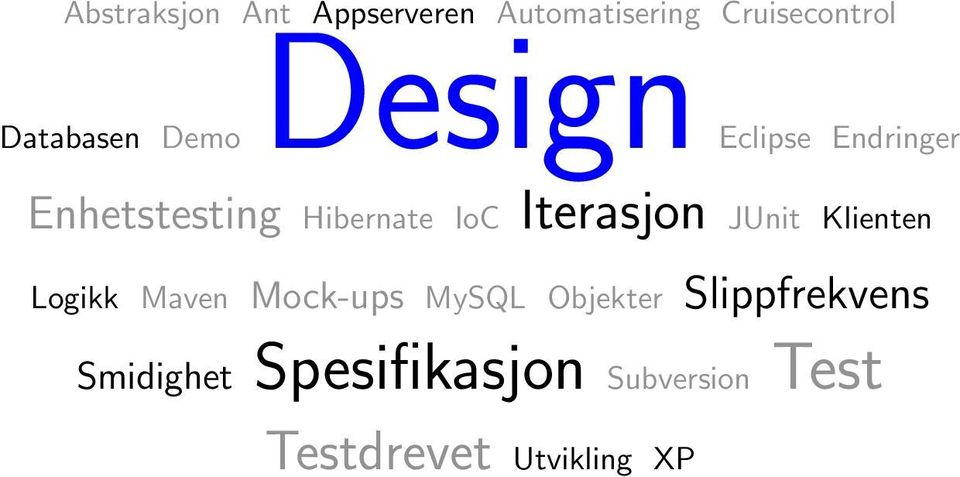 Klienten Logikk Maven Mock-ups MySQL Objekter