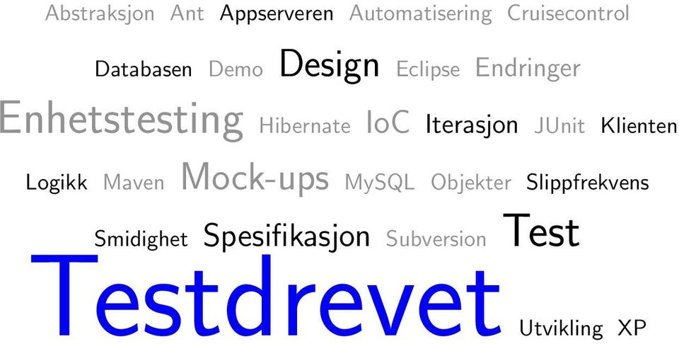 Klienten Logikk Maven Mock-ups MySQL Objekter