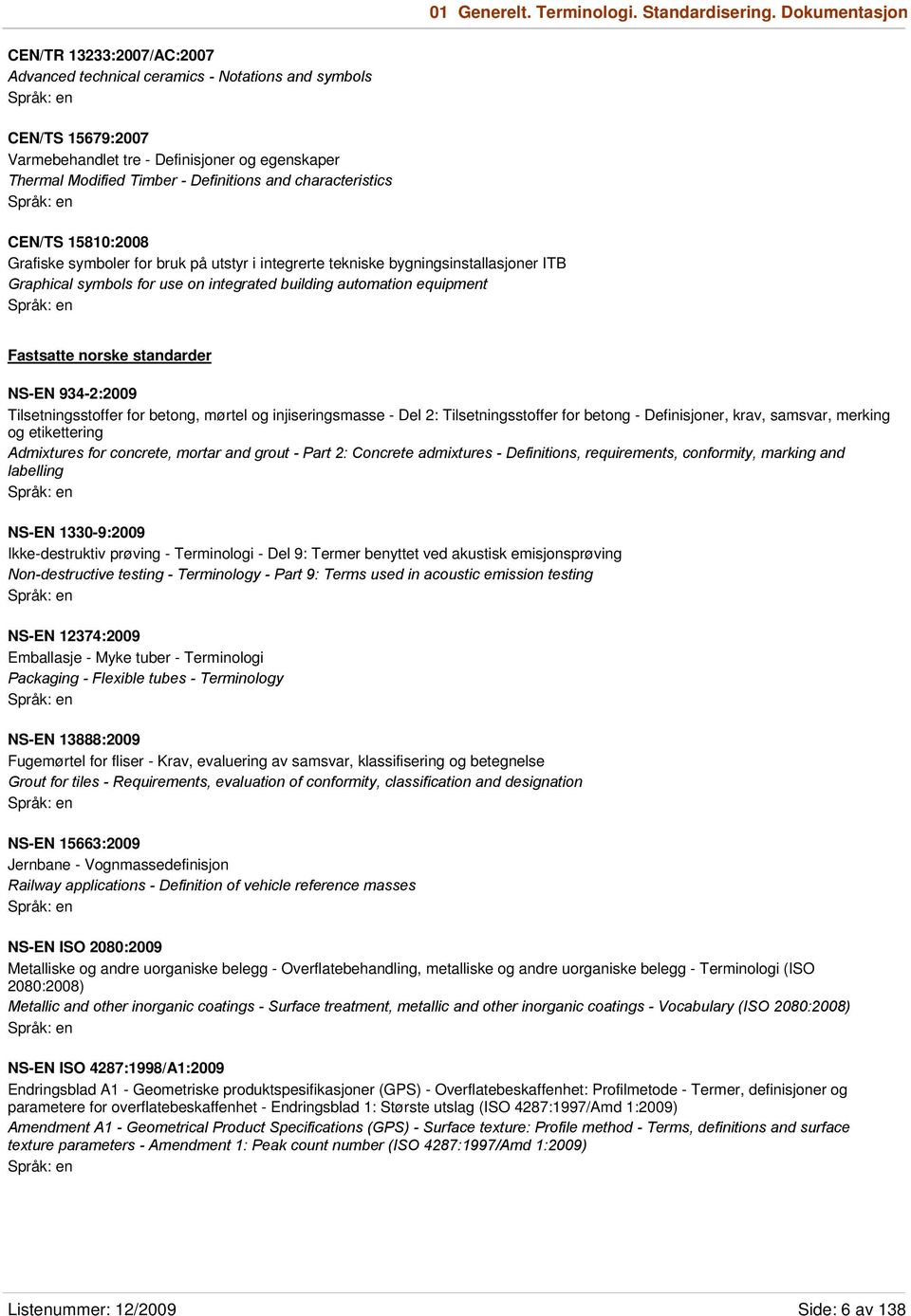 characteristics CEN/TS 15810:2008 Grafiske symboler for bruk på utstyr i integrerte tekniske bygningsinstallasjoner ITB Graphical symbols for use on integrated building automation equipment Fastsatte