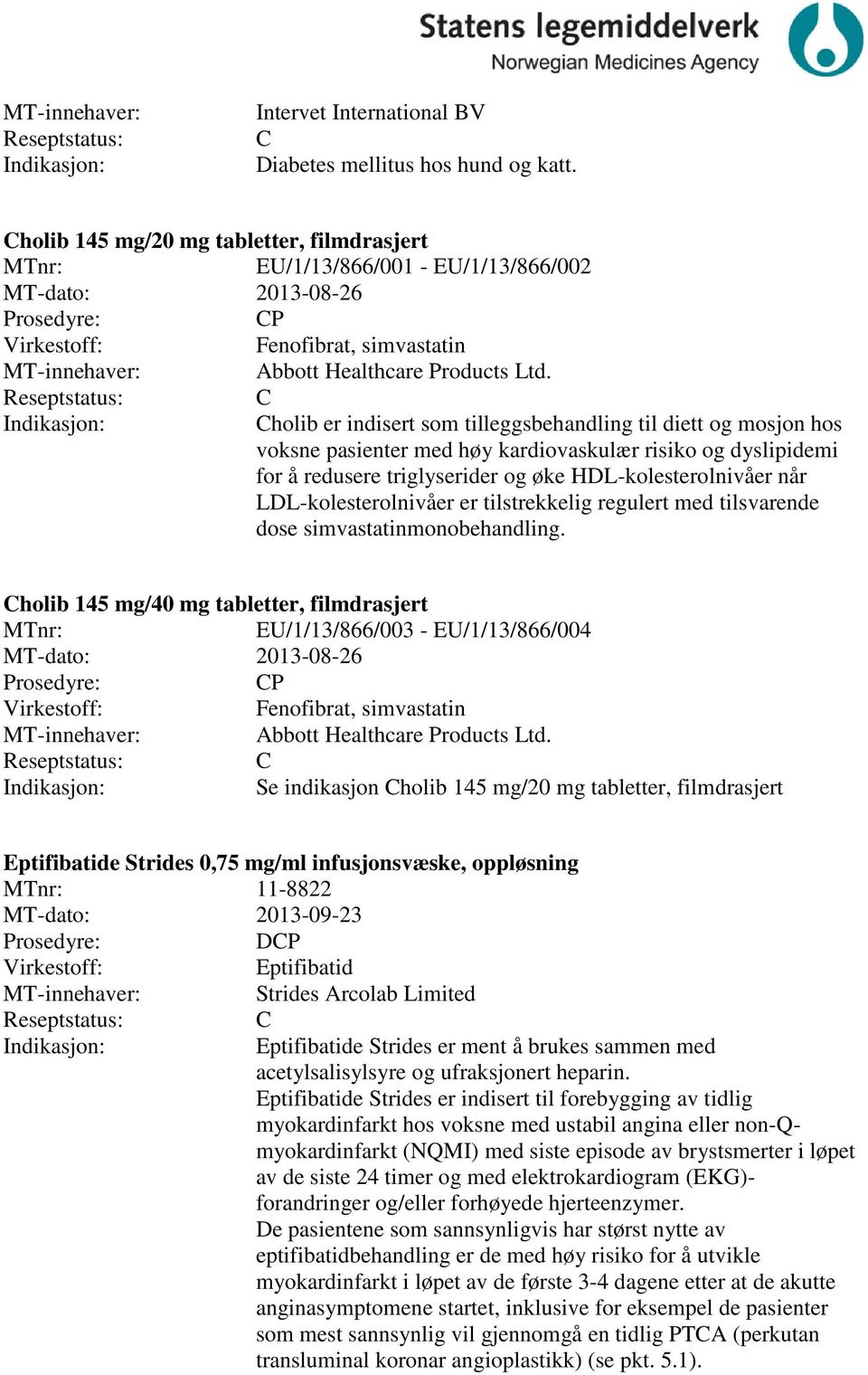 LDL-kolesterolnivåer er tilstrekkelig regulert med tilsvarende dose simvastatinmonobehandling.