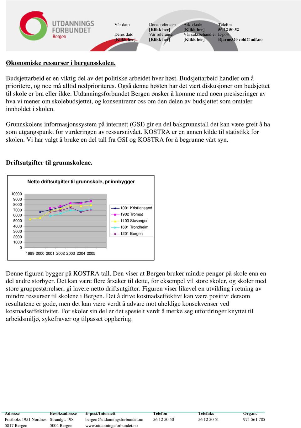 Også denne høsten har det vært diskusjoner om budsjettet til skole er bra eller ikke.