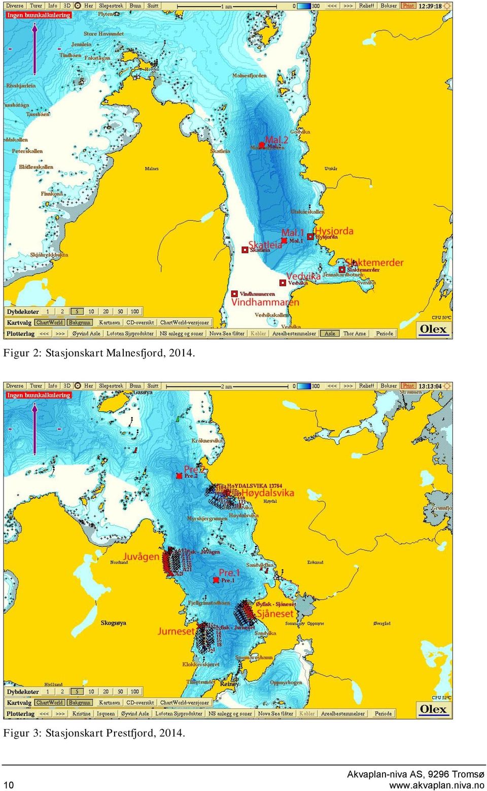 Figur 3: Stasjonskart Prestfjord,