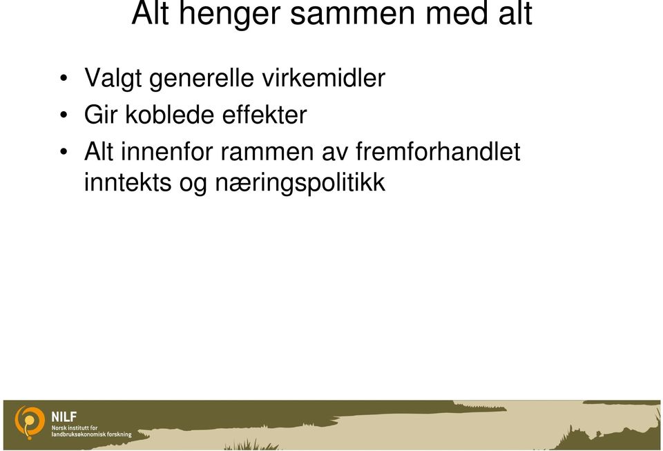 effekter Alt innenfor rammen av