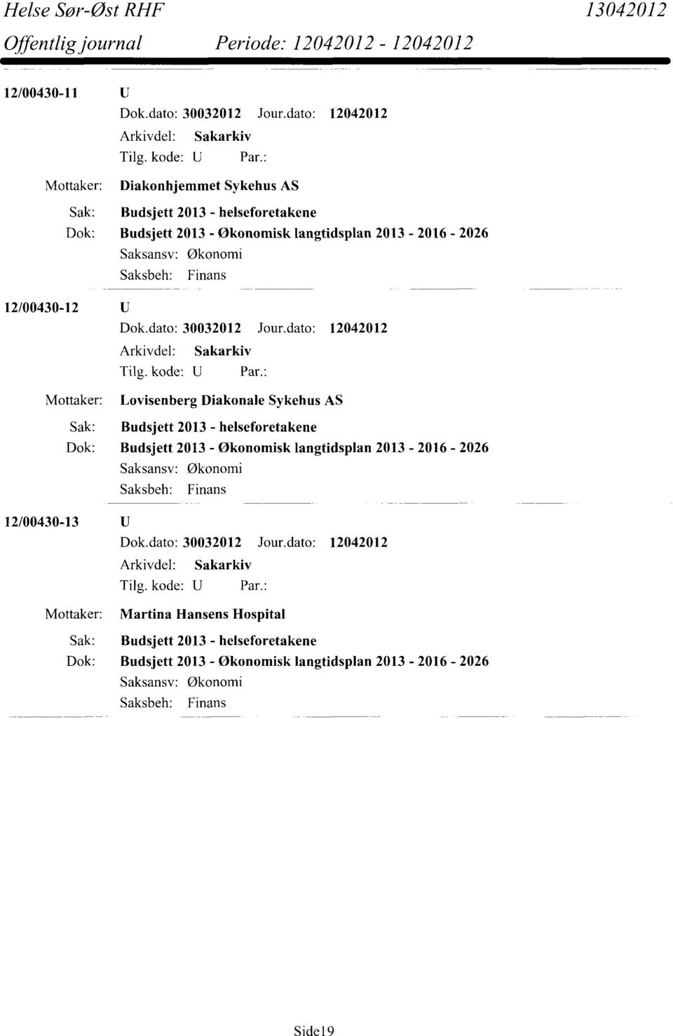 Lovisenberg Diakonale Sykehus