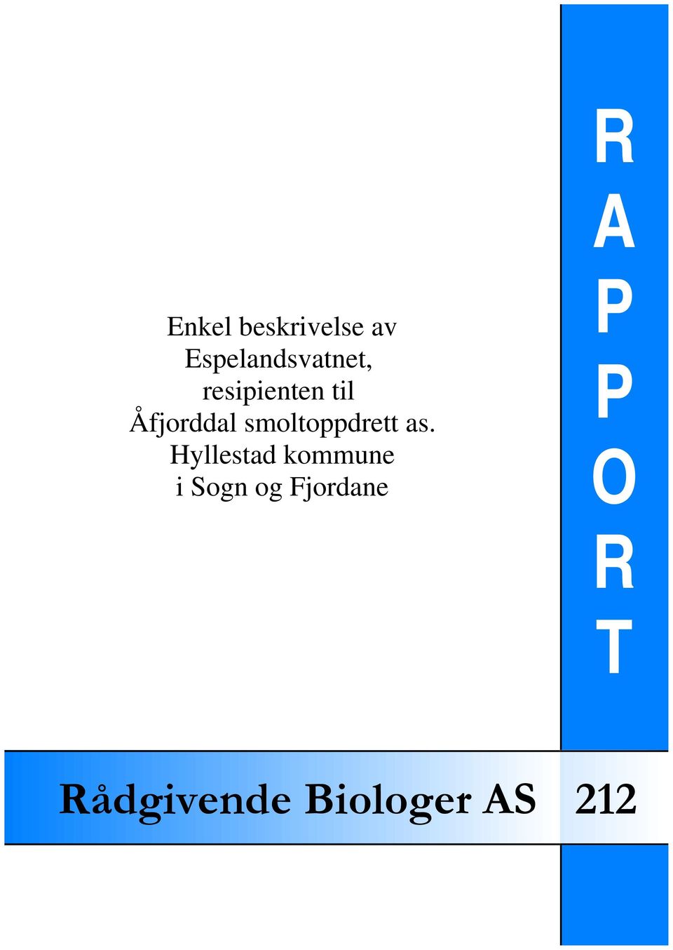 Åfjorddal smoltoppdrett as.