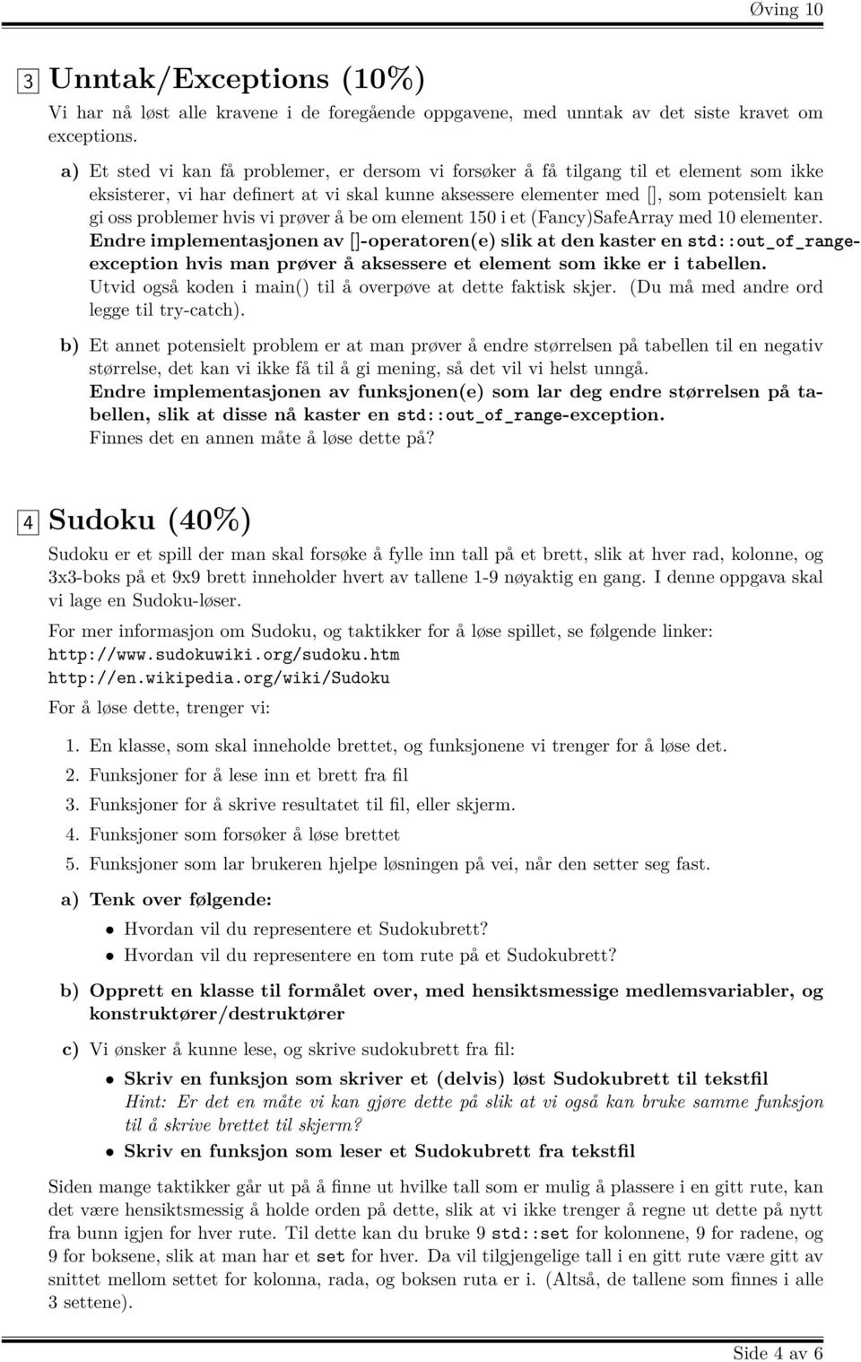 hvis vi prøver å be om element 150 i et (Fancy)SafeArray med 10 elementer.