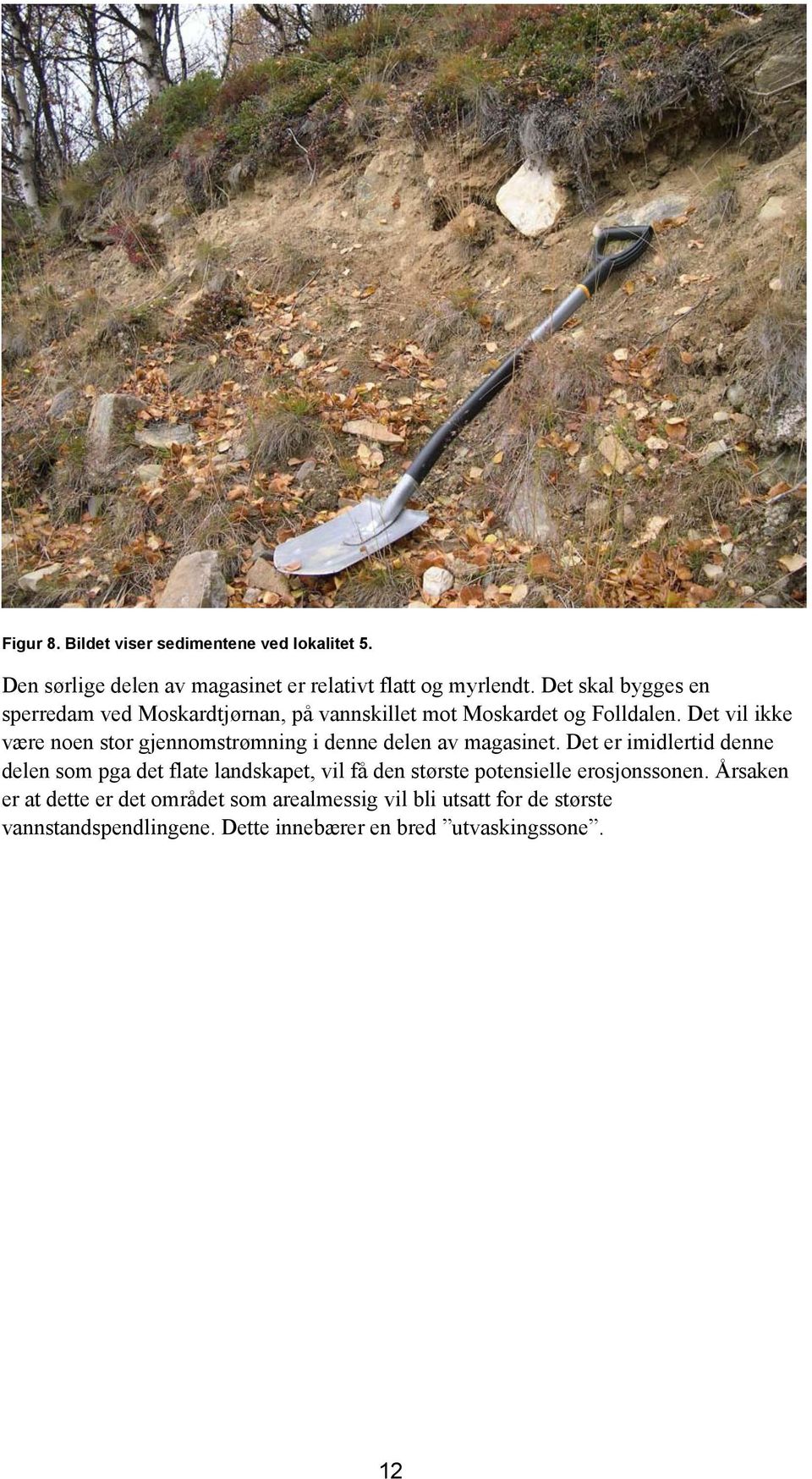 Det vil ikke være noen stor gjennomstrømning i denne delen av magasinet.