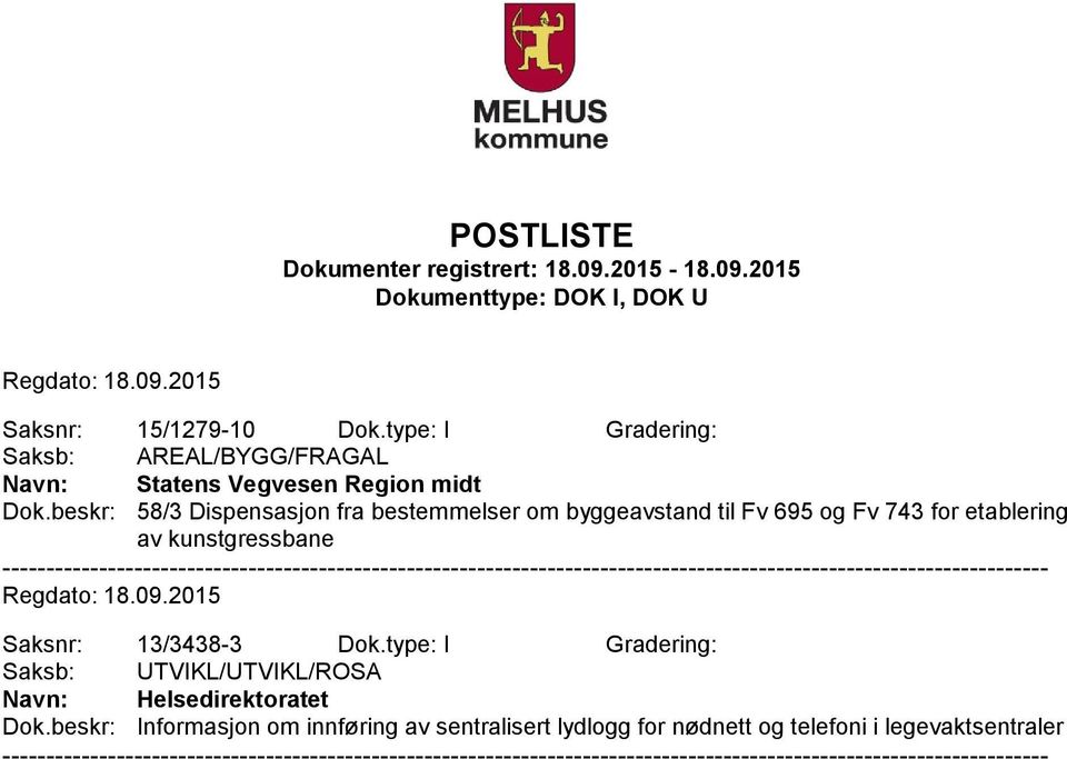 kunstgressbane Saksnr: 13/3438-3 Dok.