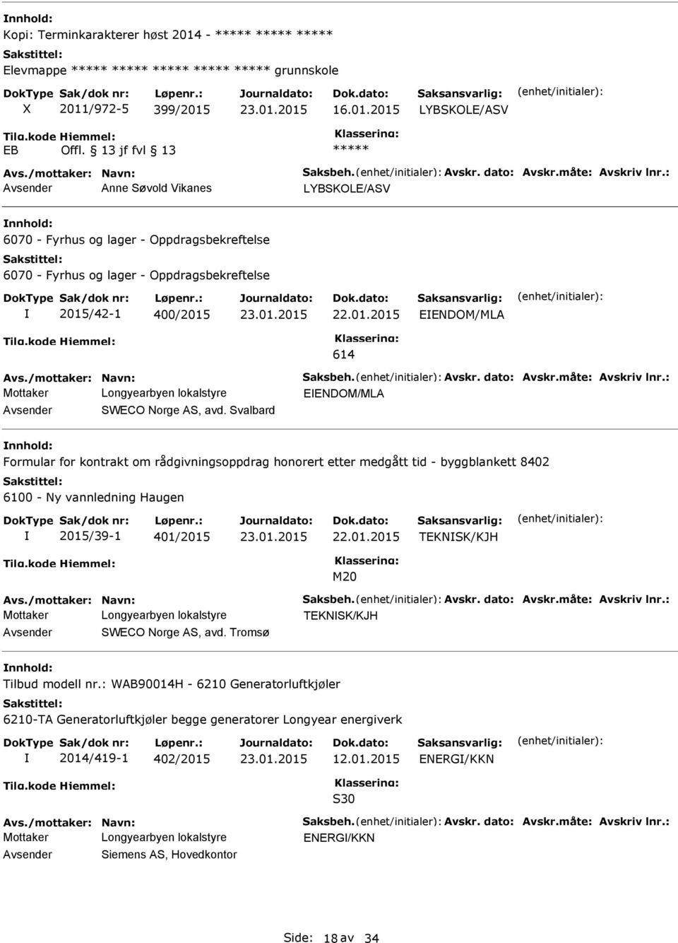 Svalbard Formular for kontrakt om rådgivningsoppdrag honorert etter medgått tid - byggblankett 8402 6100 - Ny vannledning Haugen 2015/39-1 401/2015 TEKNSK/KJH