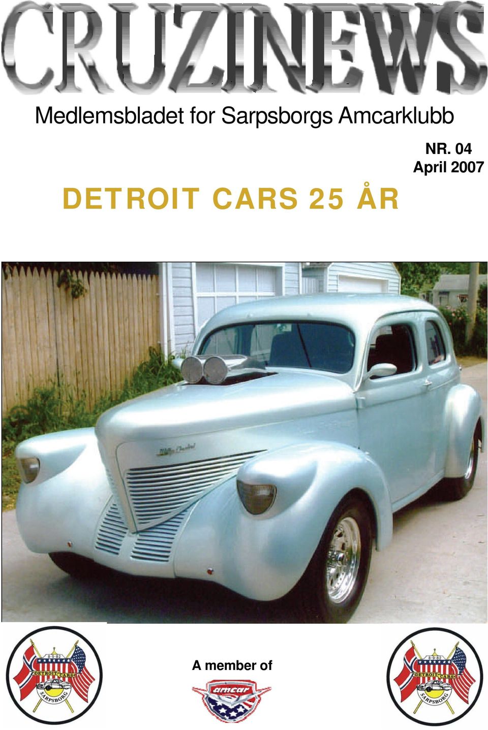 DETROIT CARS 25 ÅR NR.