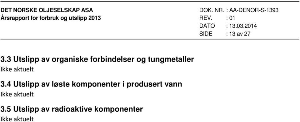 tungmetaller Ikke aktuelt 3.