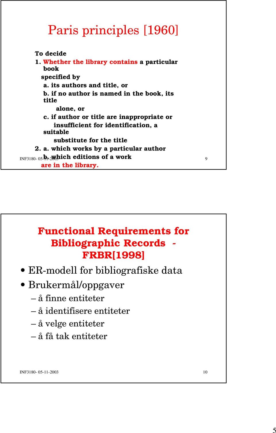 if author or title are inappropriate or insufficient for identification, a suitable substitute for the title 2. a. which works by a particular author b.