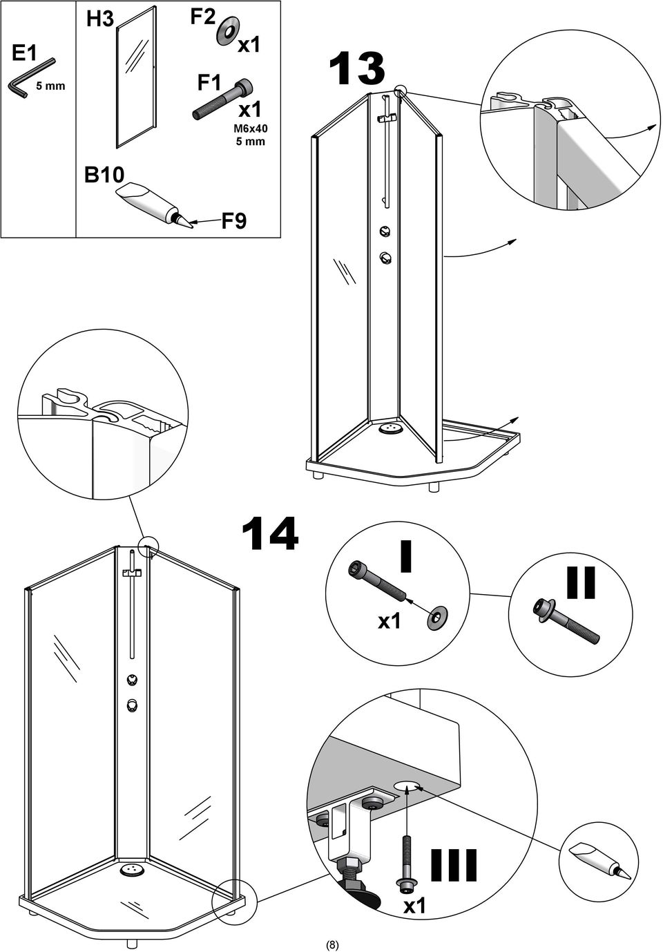 13 B10 F9 14