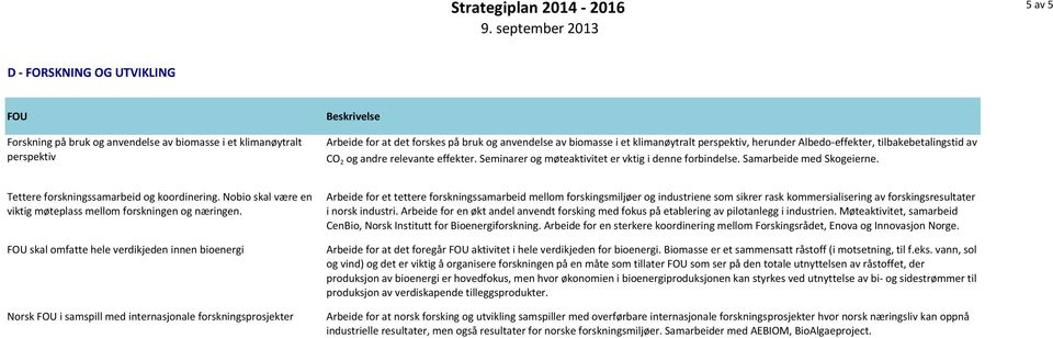 Tettere forskningssamarbeid og koordinering. Nobio skal være en viktig møteplass mellom forskningen og næringen.