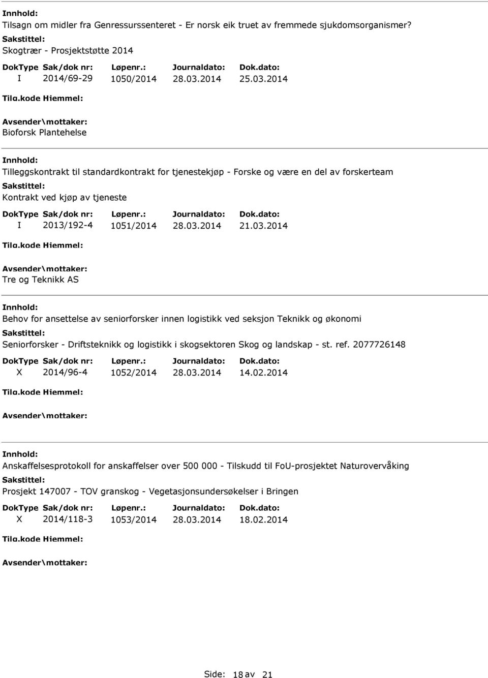 tjeneste 2013/192-4 1051/2014 21.03.