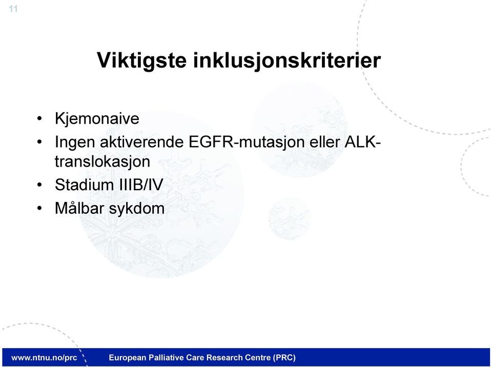 Ingen aktiverende EGFR-mutasjon