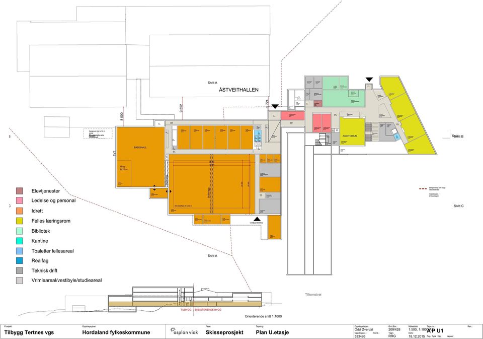 m, m R, m, m, m R 6, 6 m forrom forrom VEIBYLE, m Korridor, 6 m 8, m 8, m repos +, IKT server / te gang, m, m, 8 m AUDI TORI UM AUDITORIUM, m FL VRIMLEAREAL 8, m 3, 6 m, m, m R, m, m B BAI HALL, m