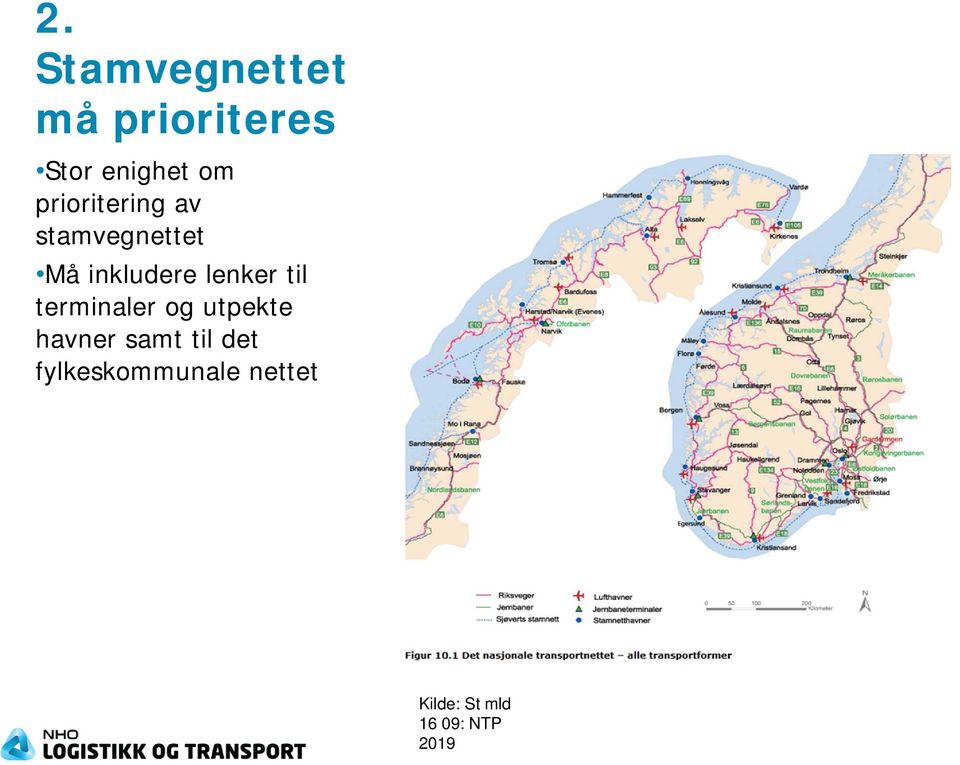 lenker til terminaler og utpekte havner samt til