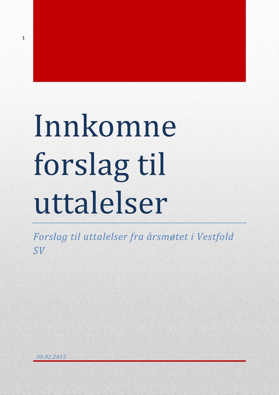 til uttalelser fra