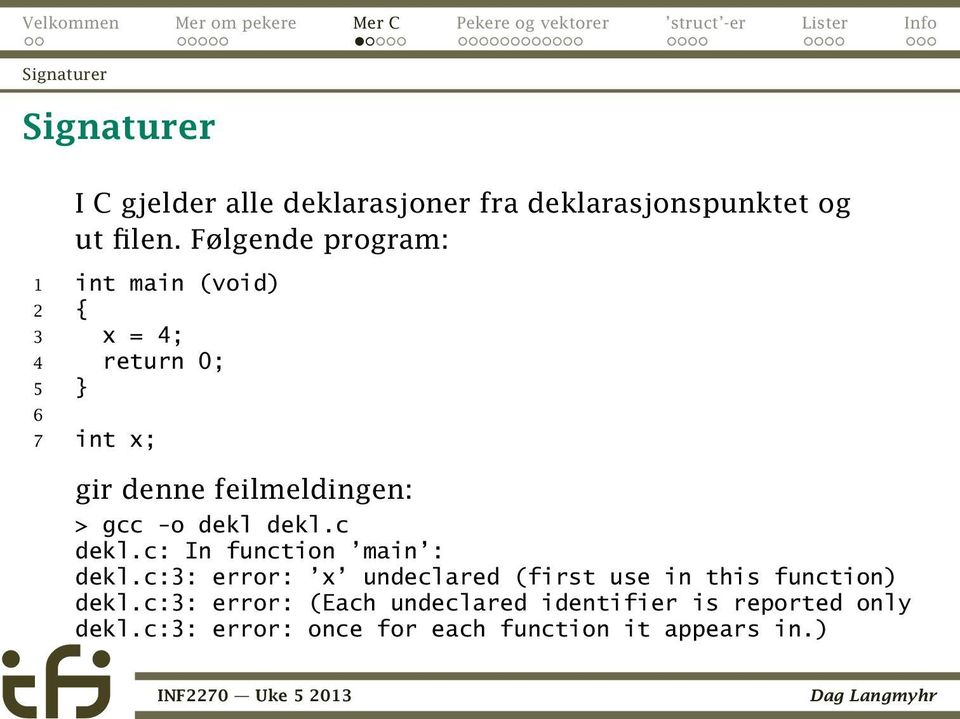 gcc -o dekl dekl.c dekl.c: In function main : dekl.