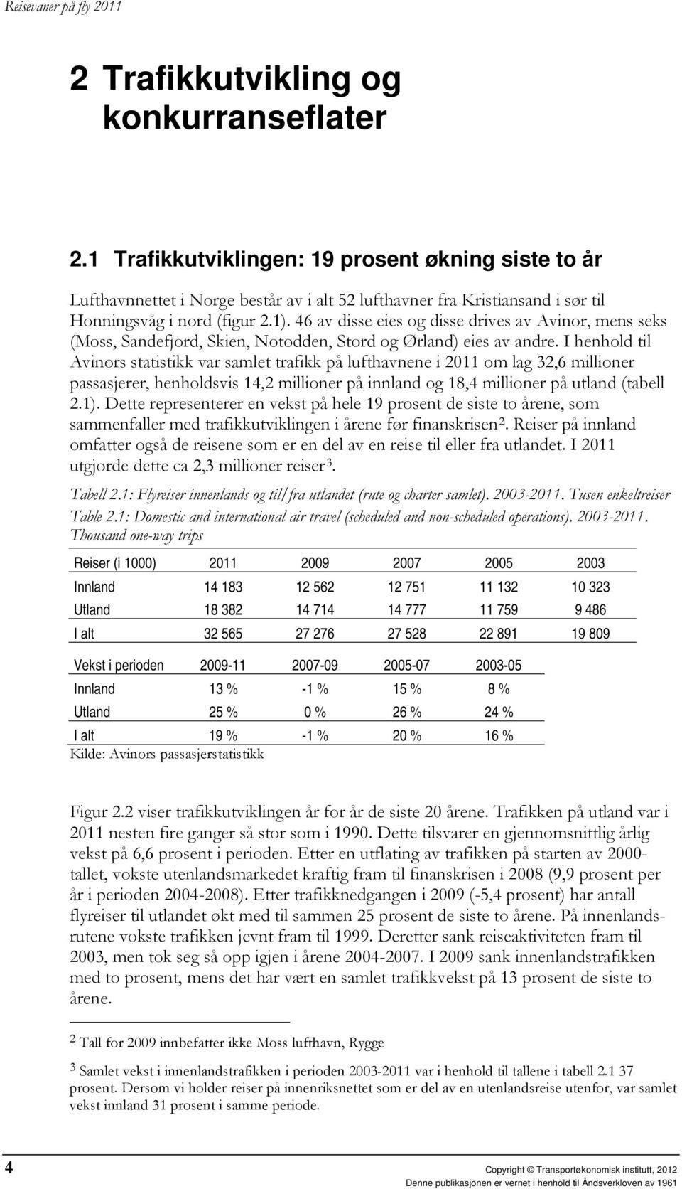 46 av disse eies og disse drives av Avinor, mens seks (Moss, Sandefjord, Skien, Notodden, Stord og Ørland) eies av andre.