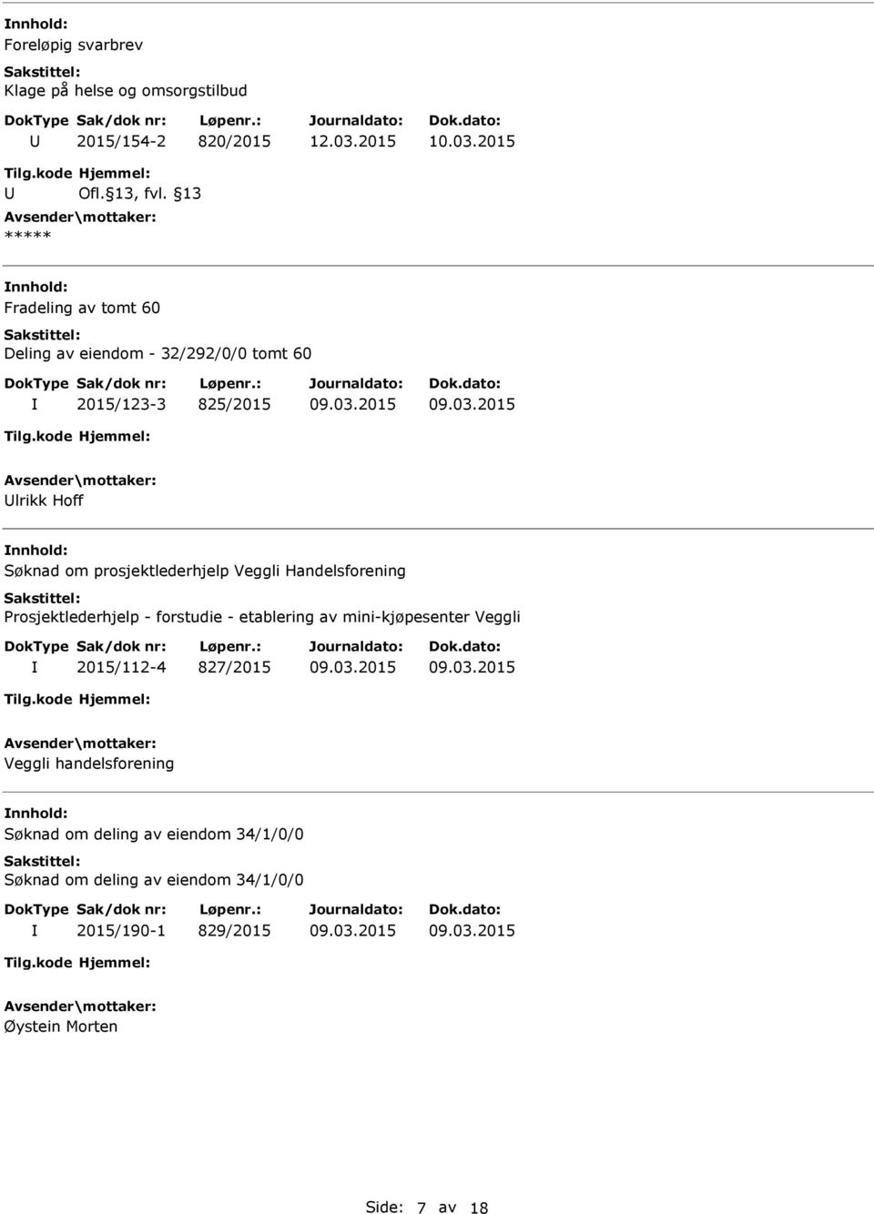 prosjektlederhjelp Veggli Handelsforening Prosjektlederhjelp - forstudie - etablering av mini-kjøpesenter Veggli 2015/112-4