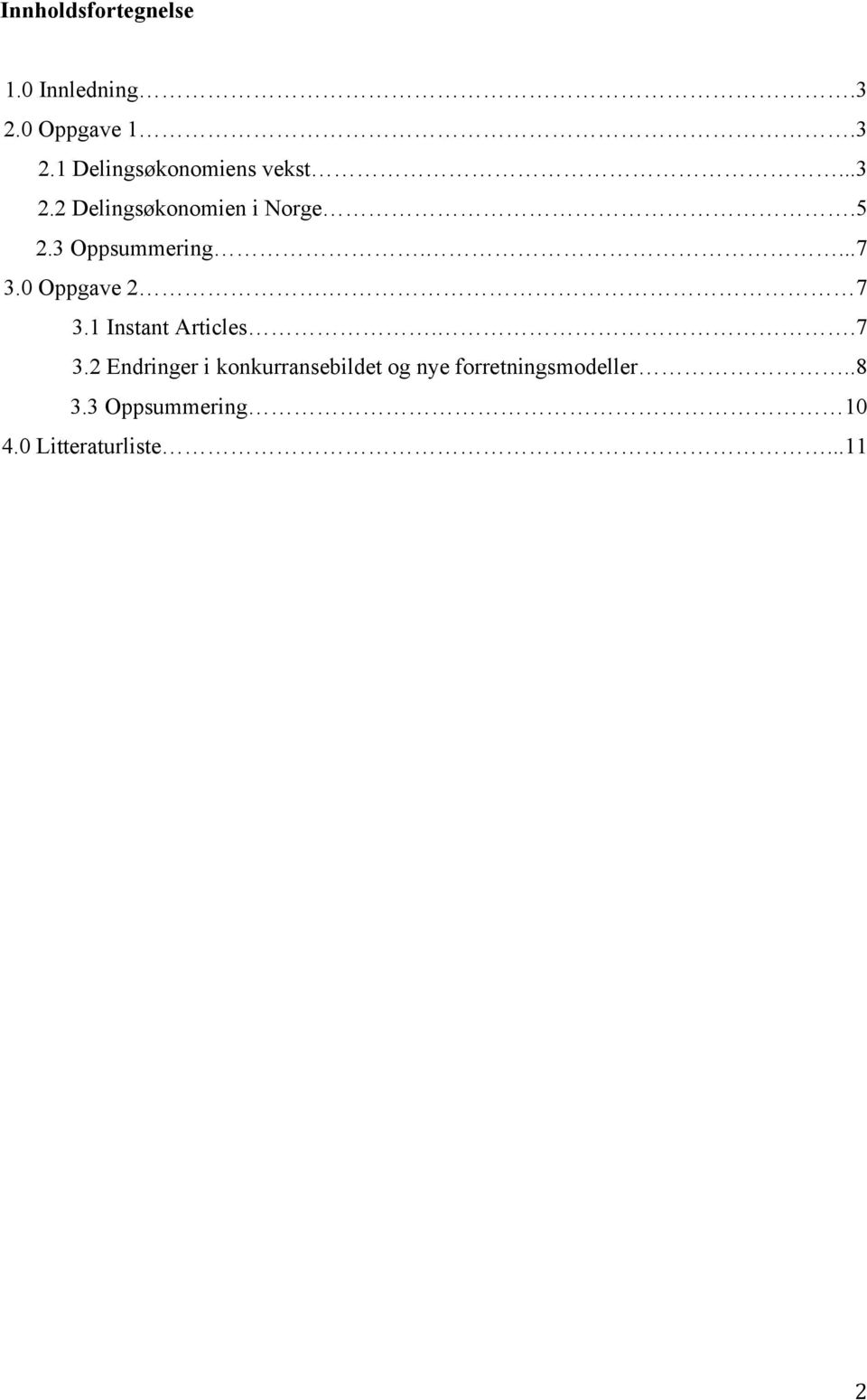 7 3.1 Instant Articles..7 3.2 Endringer i konkurransebildet og nye forretningsmodeller.