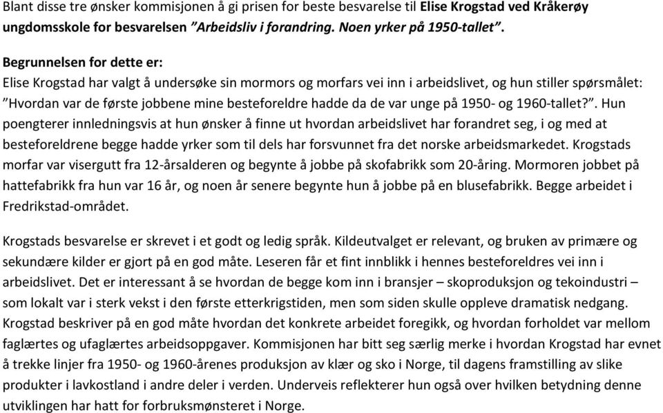 var unge på 1950- og 1960-tallet?