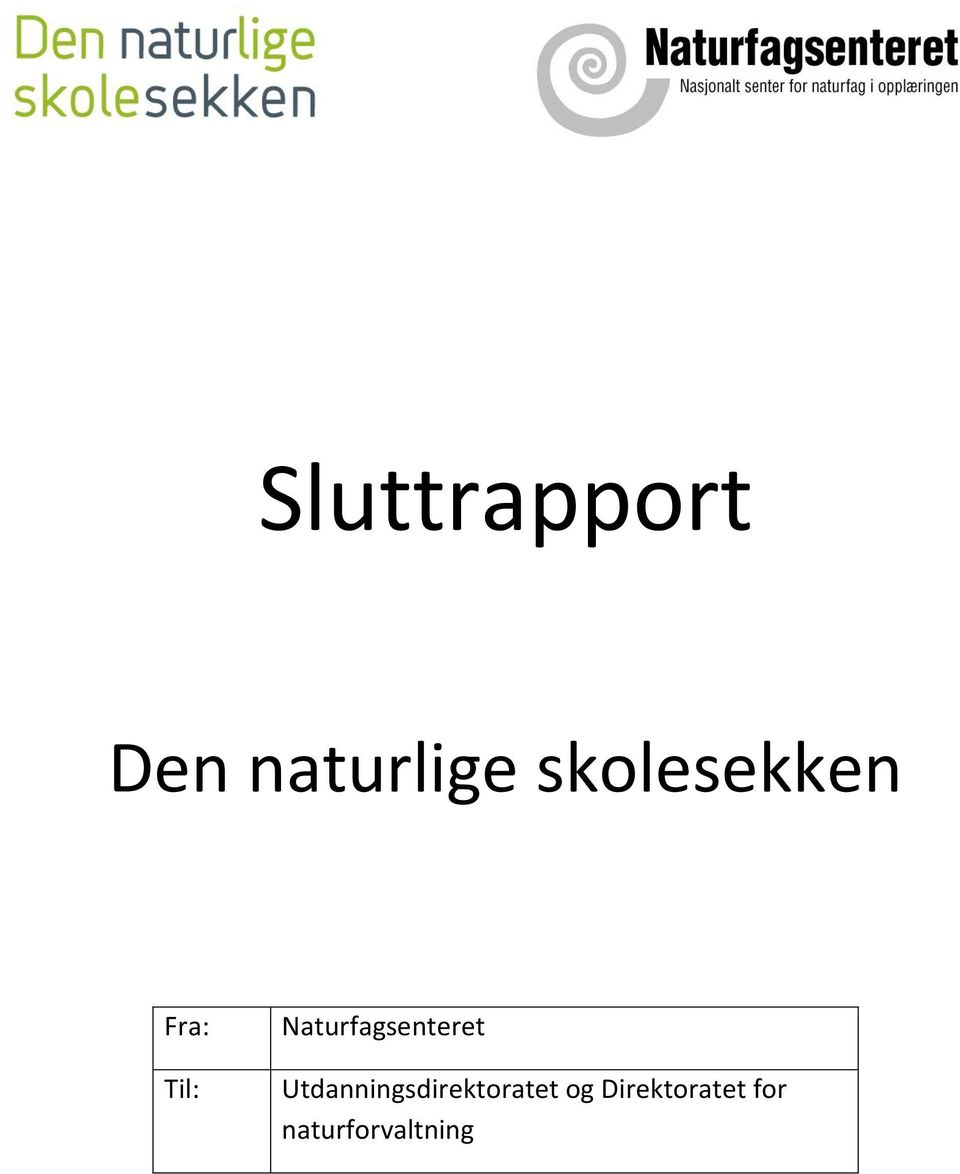 Naturfagsenteret