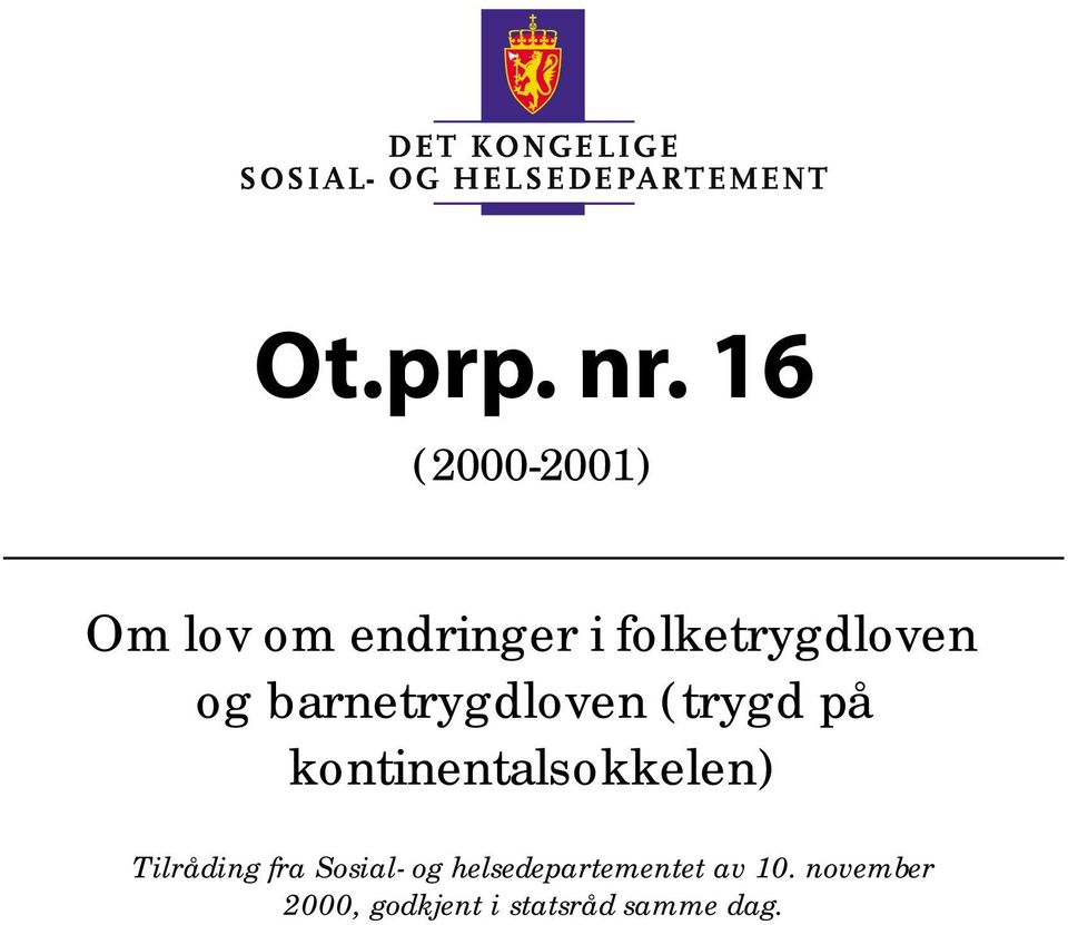 og barnetrygdloven (trygd på kontinentalsokkelen)