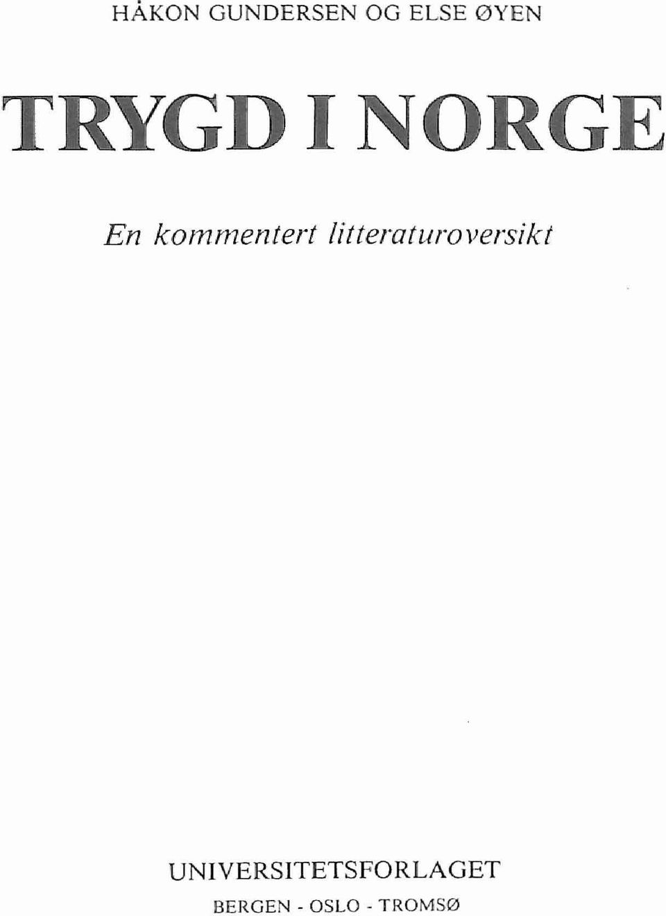 litteraturoversikt