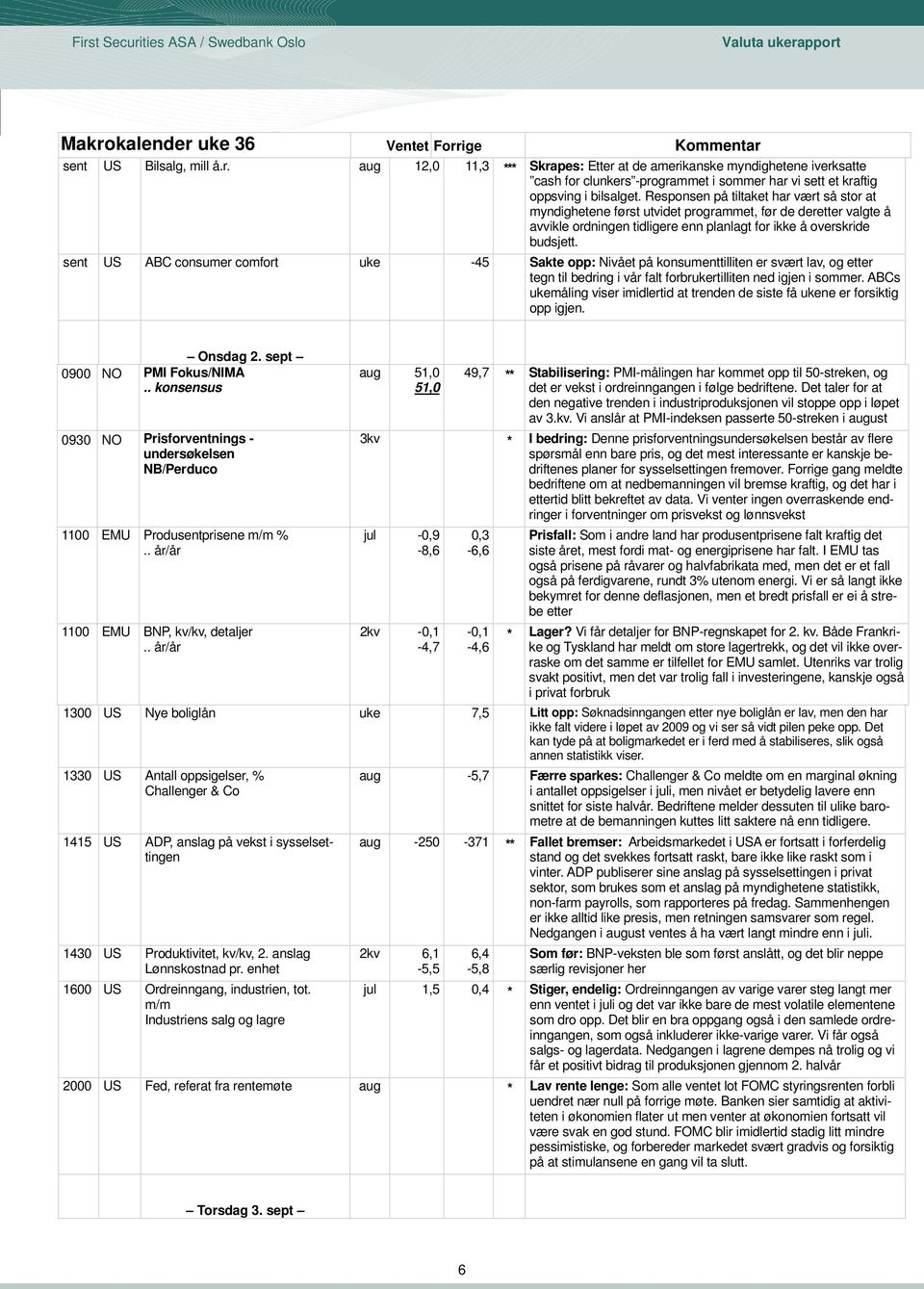 sent US ABC consumer comfort uke -45 Sakte opp: Nivået på konsumenttilliten er svært lav, og etter tegn til bedring i vår falt forbrukertilliten ned igjen i sommer.