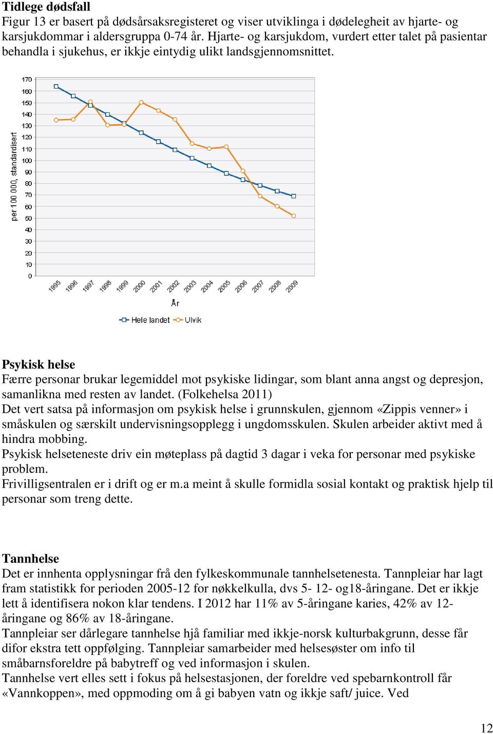 Psykisk helse Færre personar brukar legemiddel mot psykiske lidingar, som blant anna angst og depresjon, samanlikna med resten av landet.