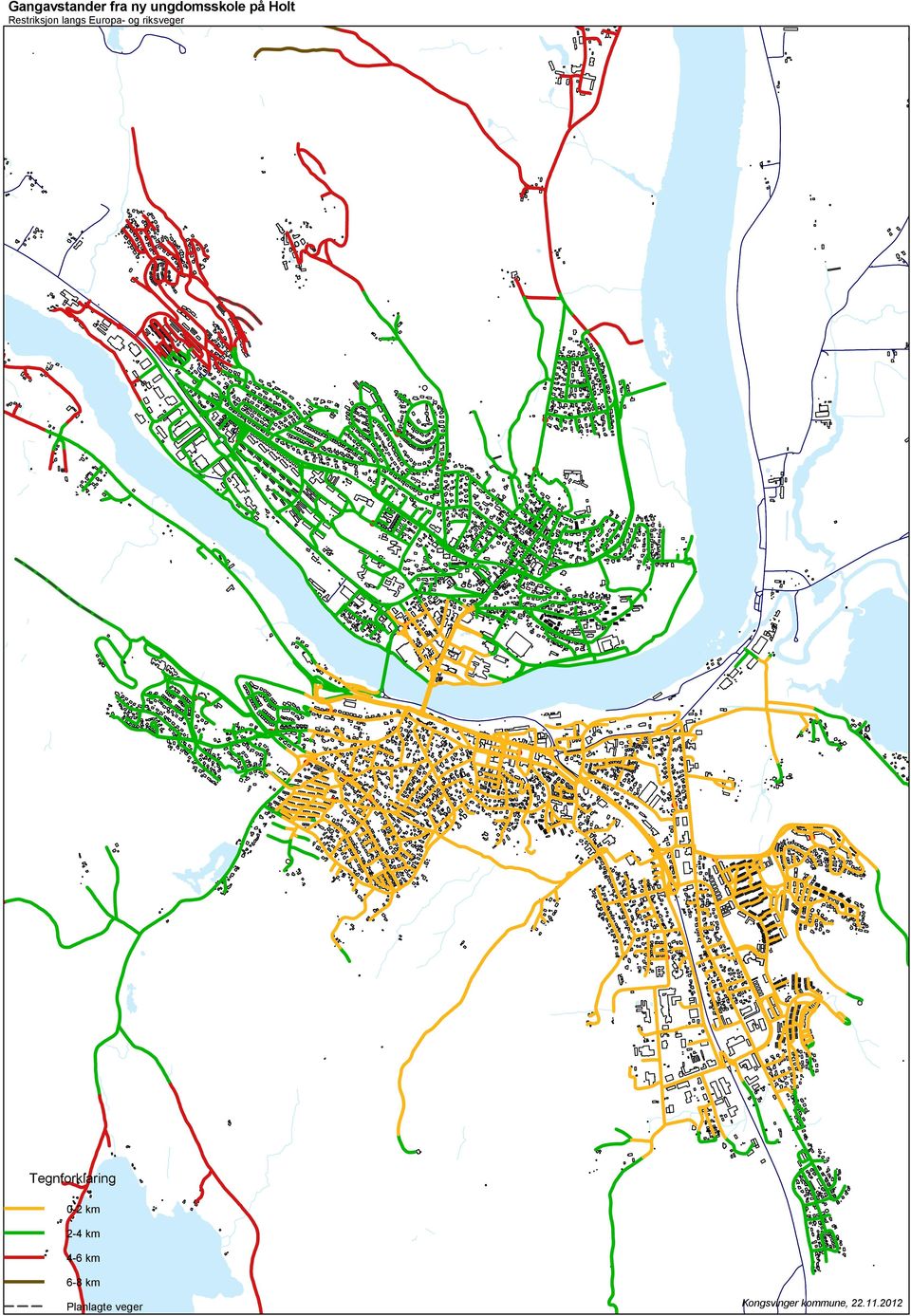 Tegnforklaring 0-2 km 2-4 km 4-6 km 6-8 km