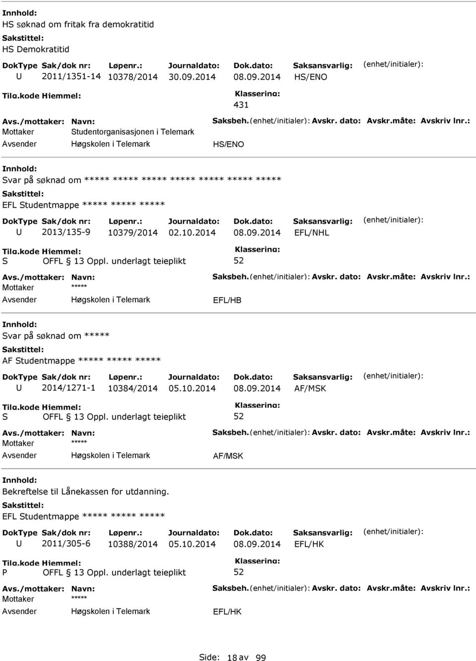 tudentmappe ***** ***** ***** 2013/135-9 10379/2014 08.09.